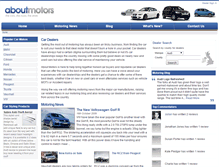 Tablet Screenshot of aboutmotors.co.uk